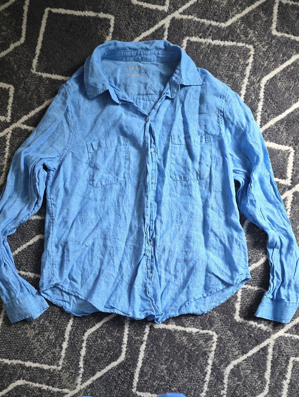 Lilly Pulitzer Sky Blue women’s Button-Down Casual Shirt